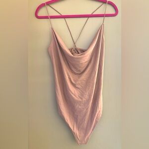 NWT Abercrombie & Fitch Women’s Beige Tan One-Piece Bodysuit